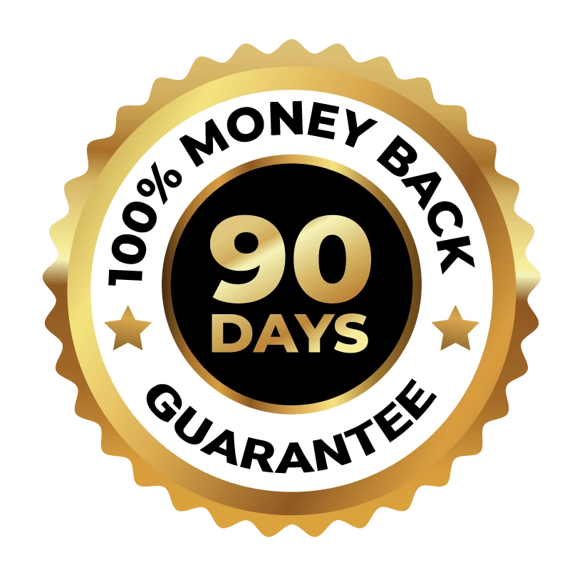 90 day money back guarantee
